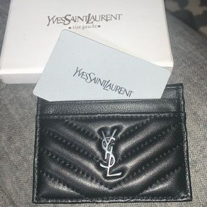 Genuine leather credit card holder